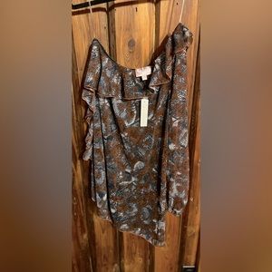 Rare- Romeo & Juliet couture one arm dress sz sm NWT